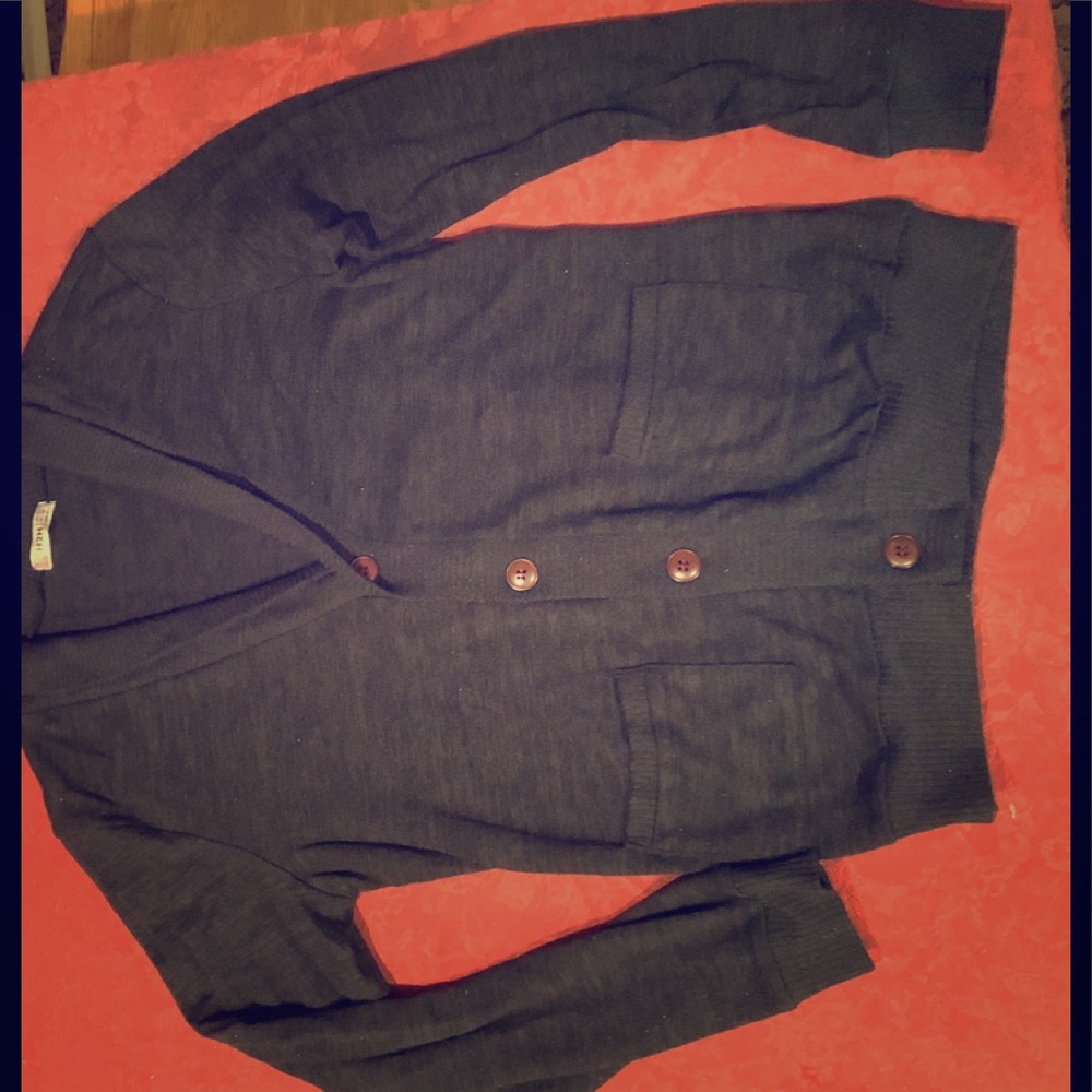 Cardigan sweater gray men’s small